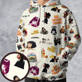 Pulp Fiction Pattern All-over Print Hoodie