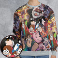 Gravity Falls Characters Pattern All-over Print Sweatshirt