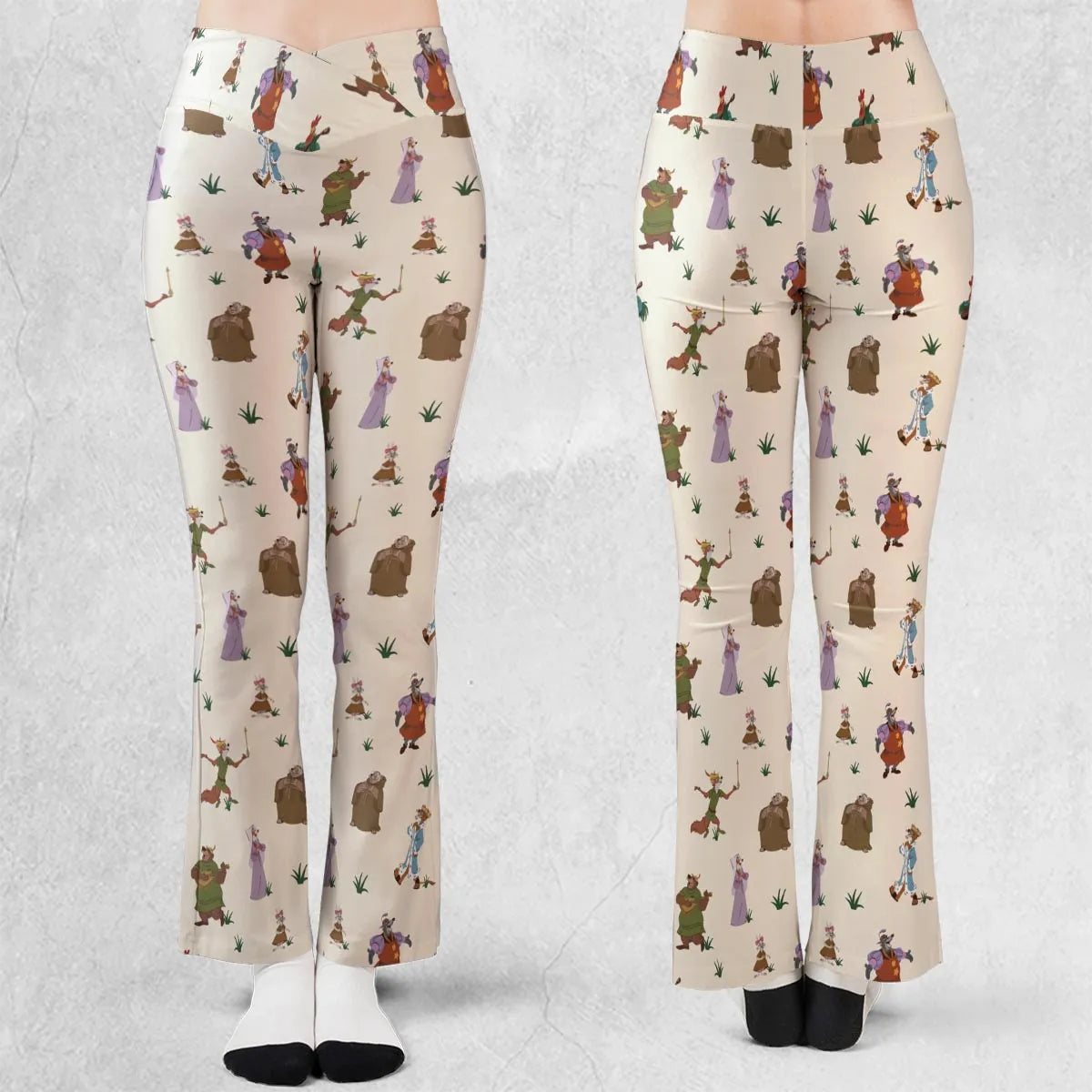 Oo-de-lally Robin Hood Characters Flare Leggings