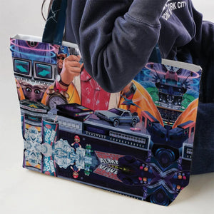 Great Scott! Back To The Future Large Tote Bag