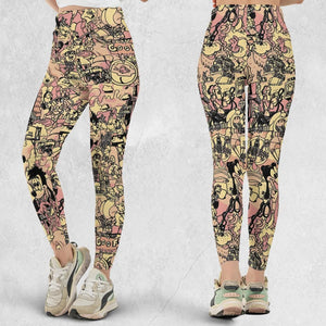 Goofy Movie Collage Legging