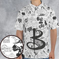 Buffy The Vampire Slayer Pattern AOP Men/Women Polo Shirt