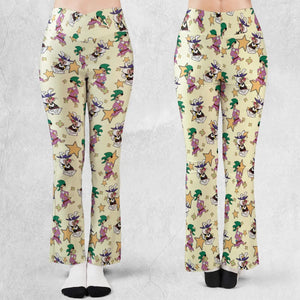 Ricochet Rabbit And Droop-A-Long Flare Leggings