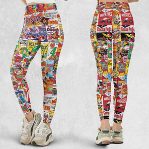 Popular Cereal Boxes Legging