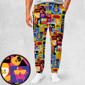 Iconic Friends Pattern Sweatpants