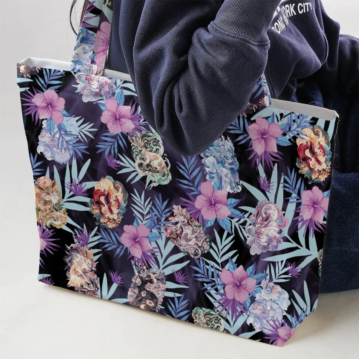 Eevee Evolutions Fancy Style Large Tote Bag