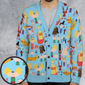90's Carton Pixel Cardigan