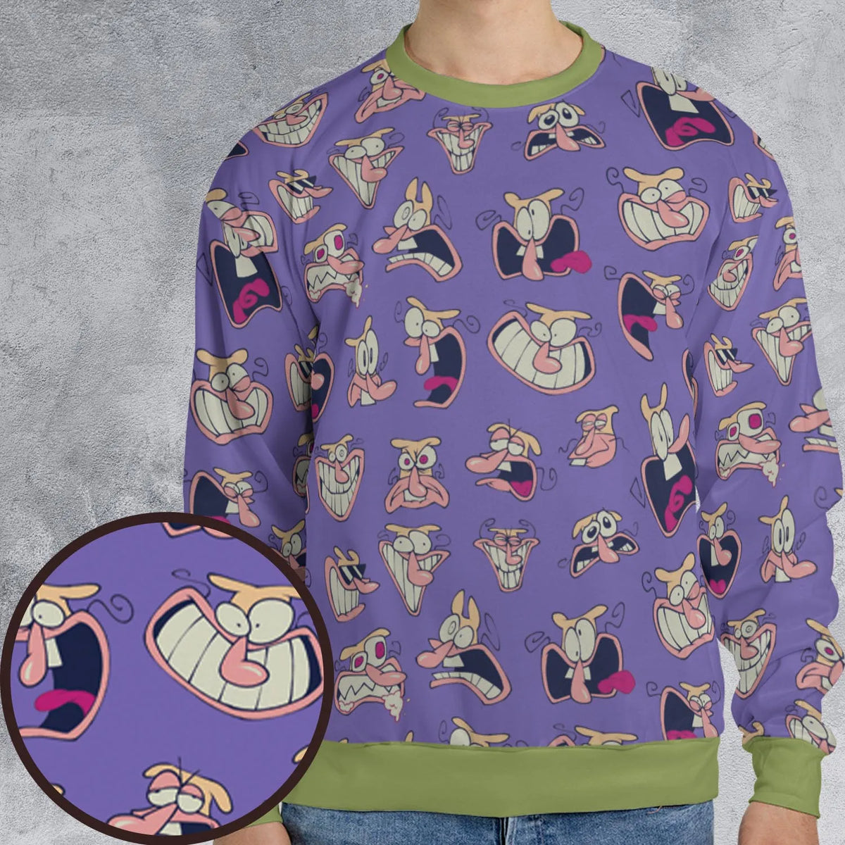 The Noise Pizza Tower All-over Print Sweatshirt