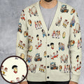 Three Stooges Cartoon 1965 Cardigan