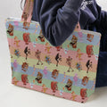Spooky Monster Mash Cereal Monster Large Tote Bag
