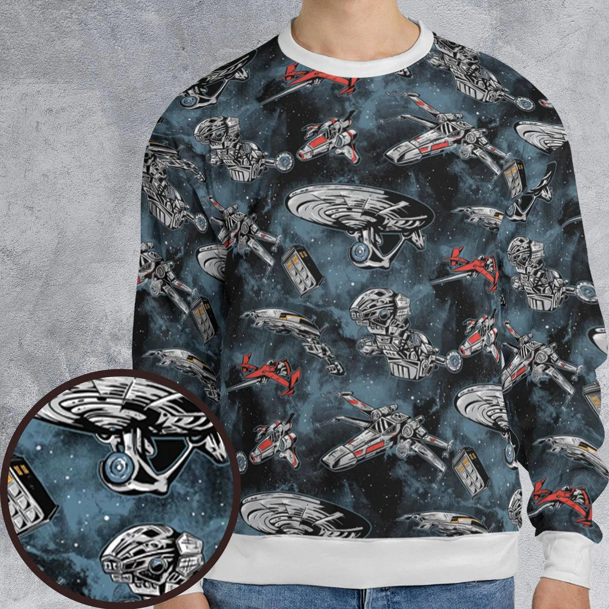 Ultimate Space Fleet All-over Print Sweatshirt