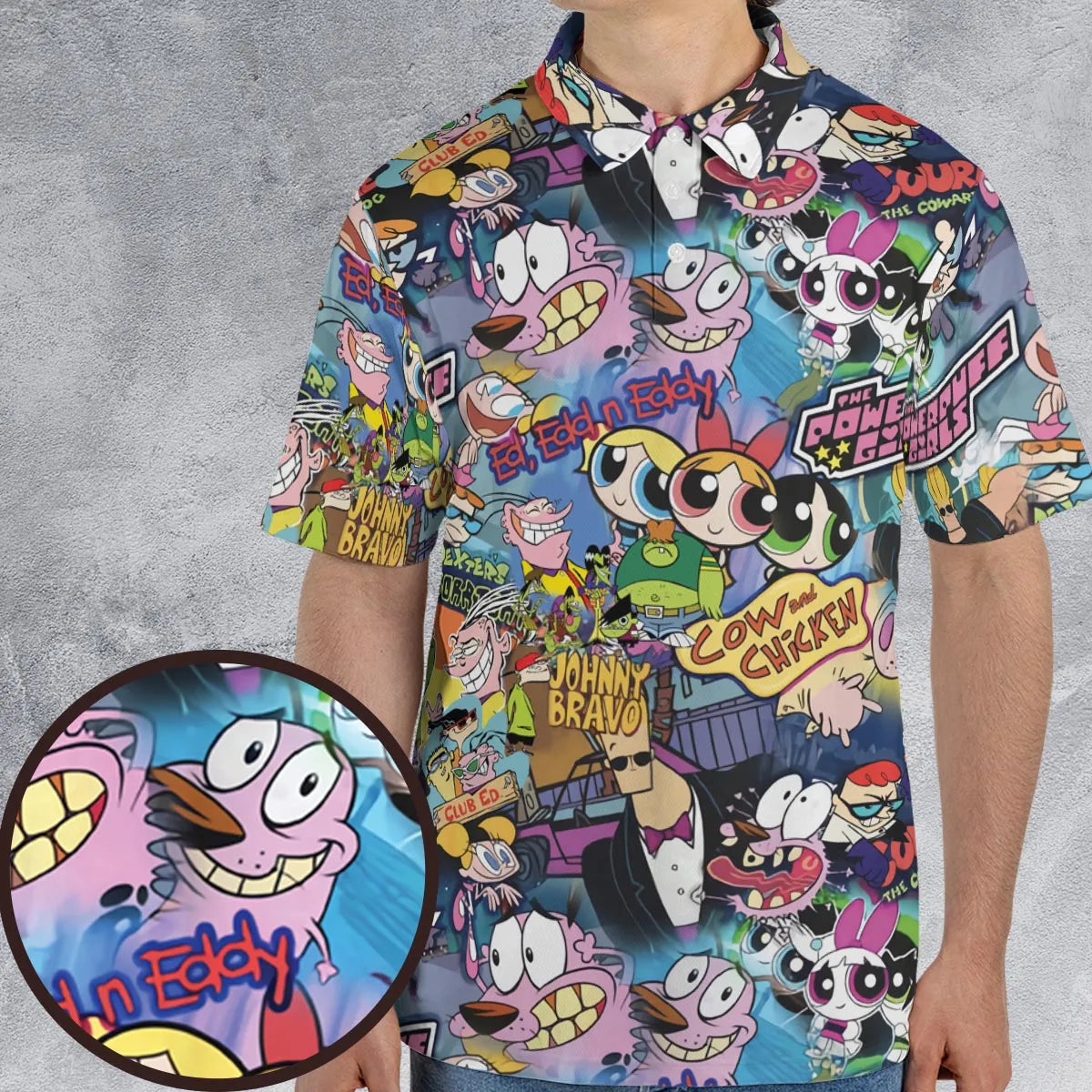 Cartoon Craze AOP Men/Women Polo Shirt