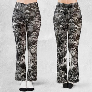 Umbrellas to Underworld Penguin Flare Leggings