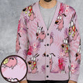 Courage the Cowardly Dog Floral Tropical Cardigan