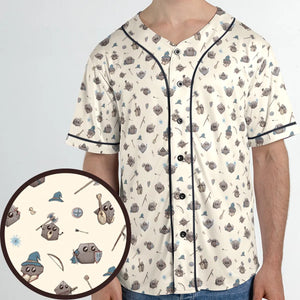 Kawaii Dices DnD Pattern Unisex Baseball Jersey