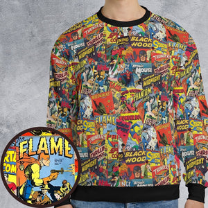 All-over Print Sweatshirt - CXKVXECD -  - 1