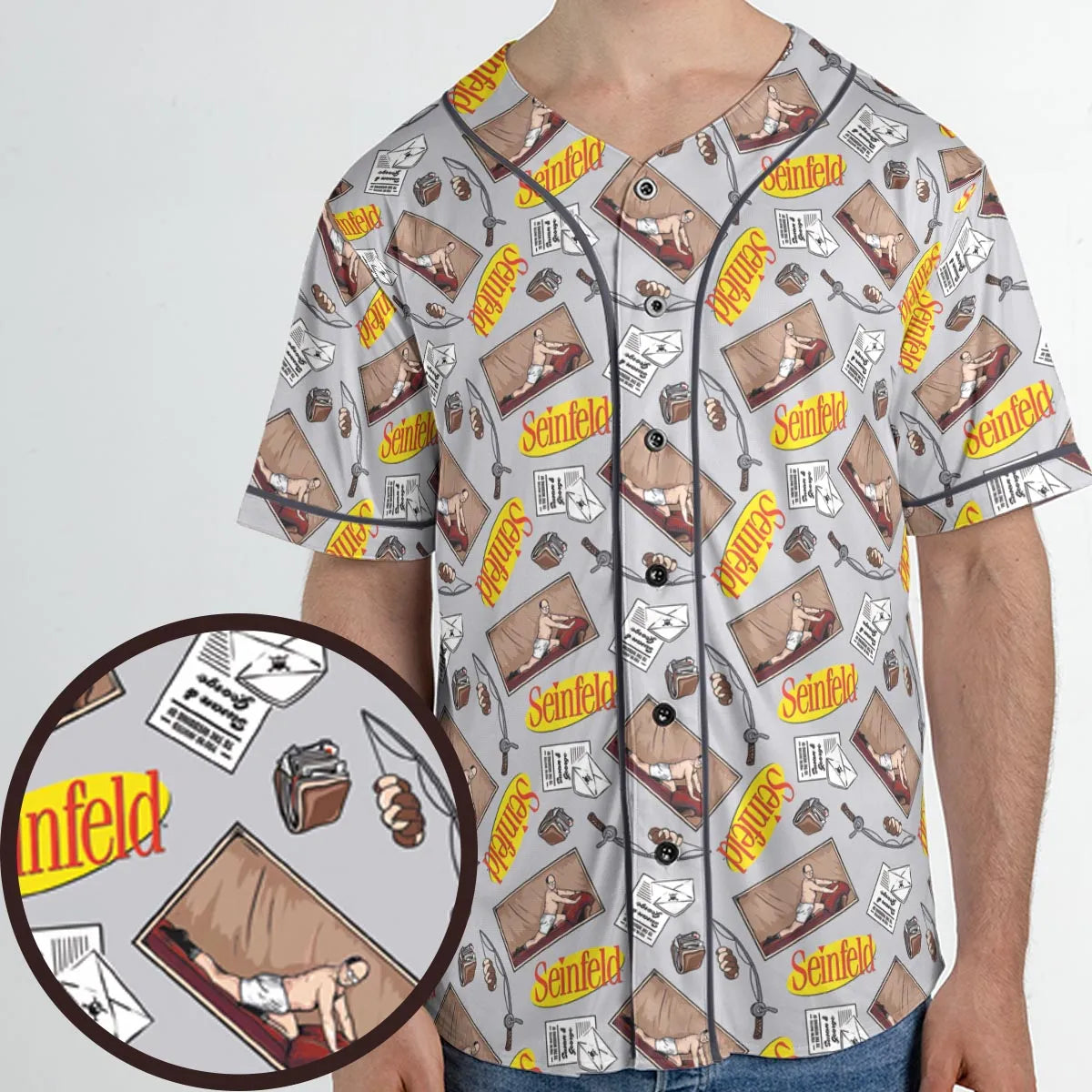 George Underwear Seinfeld Unisex Baseball Jersey
