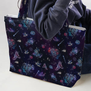 Tardis Doctor Who Seamless Large Tote Bag