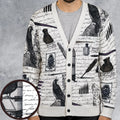 Nevermore The Raven Edgar Allan Poe Cardigan