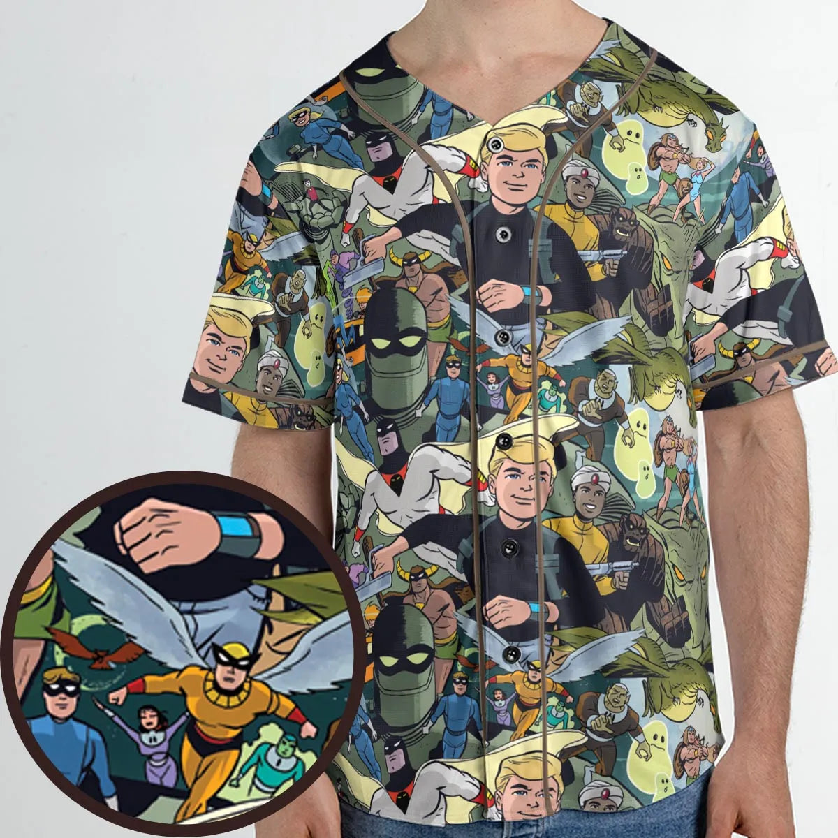 Future Quest Assemble Unisex Baseball Jersey