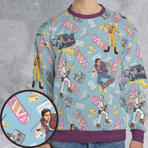 Marty McFly Dr. Emmett Brown Back To The Future All-over Print Sweatshirt