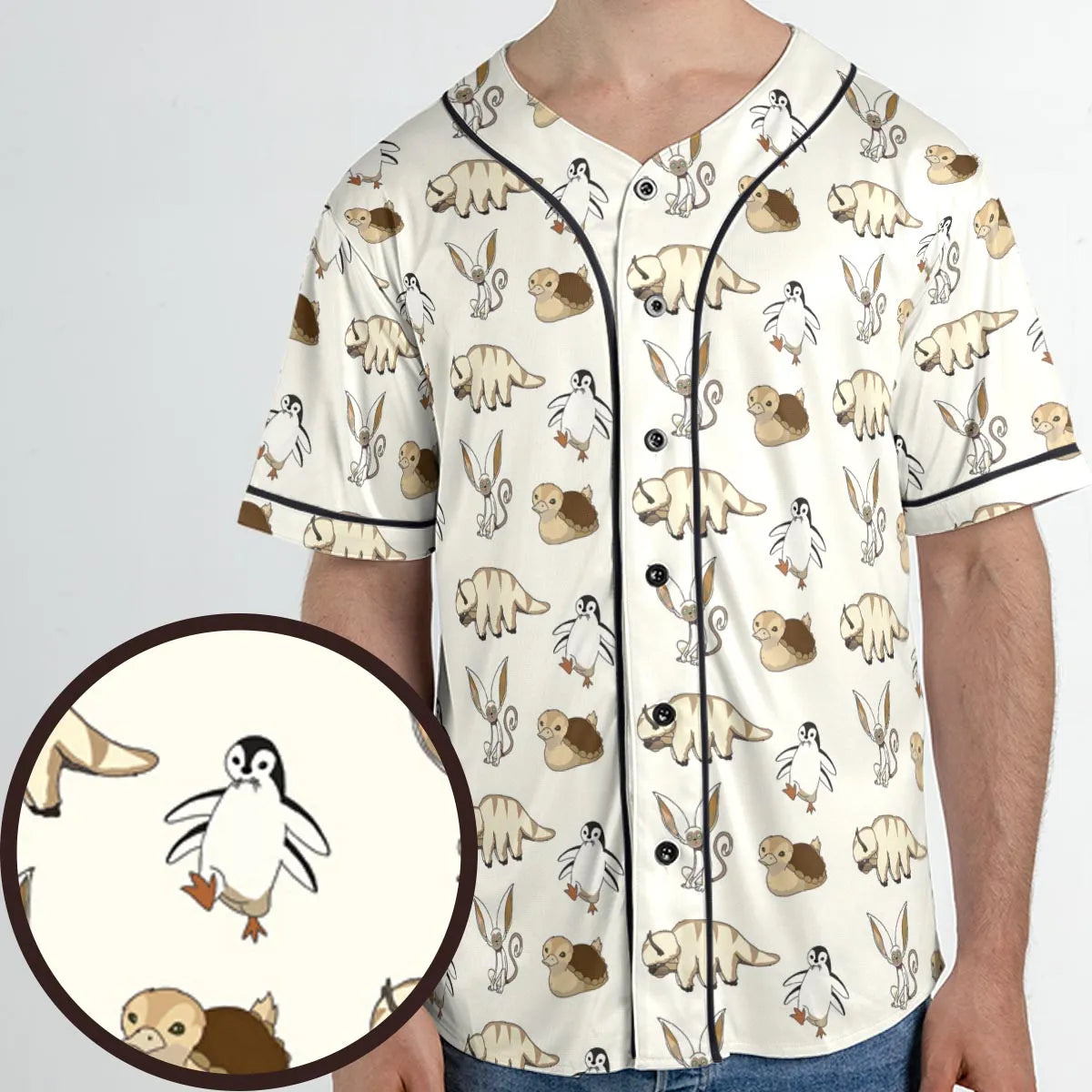 Airbender Team Avatar the Last Airbender Unisex Baseball Jersey