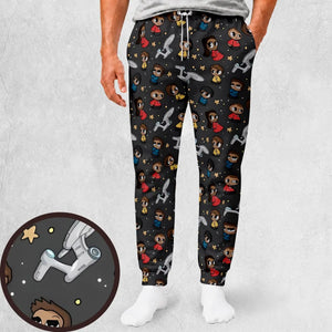 Cute Space Star Trek Sweatpants