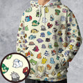 Pokemon In Substitute Style All-over Print Hoodie