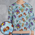 Monchhichis Cartoon Characters All-over Print Sweatshirt