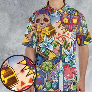 A Majora's Mask The Legend of Zelda AOP Men/Women Polo Shirt