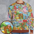 Archer Wood Plaid Robin Hood All-over Print Sweatshirt