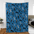Nakatomi Takeover Die Hard Fleece Blanket