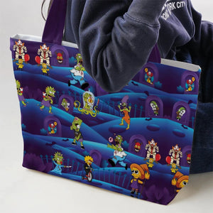 Horror Night The Simpsons Large Tote Bag