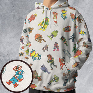 All-over Print Hoodie - YLGV8DLH -  - 1