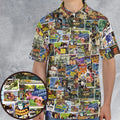 Vintage Horror Movies AOP Men/Women Polo Shirt