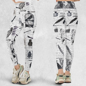 Nevermore The Raven Edgar Allan Poe Legging