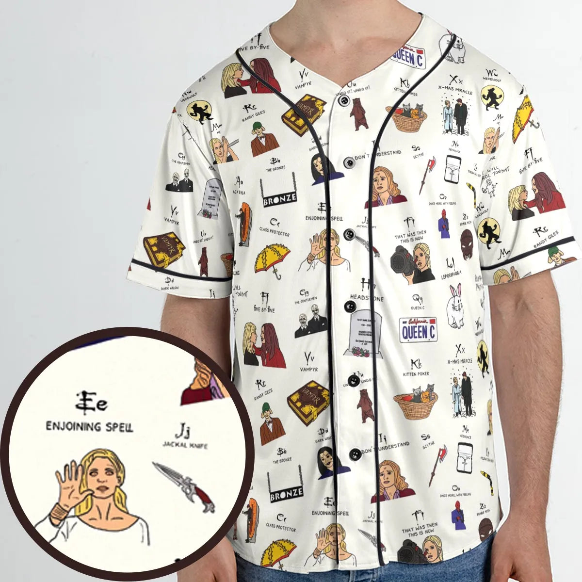Buffy the Vampire Slayer Unisex Baseball Jersey