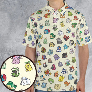 Pokemon In Substitute Style AOP Men/Women Polo Shirt