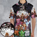 Halloween Food Mascot Themed AOP Men/Women Polo Shirt