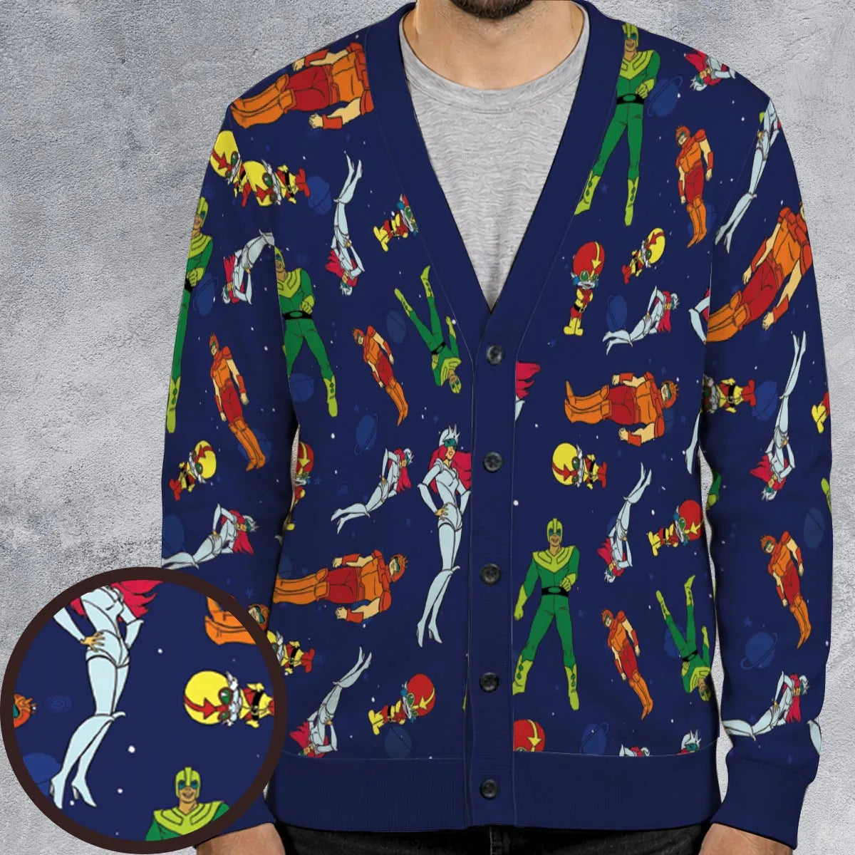 Space Adventure Teen Force Space Cardigan