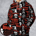 Monster Tiles All-over Print Hoodie