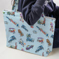 W is for Wacky Races Large Tote Bag