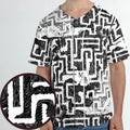 Xenomorph Alien Maze Unisex Baseball Jersey