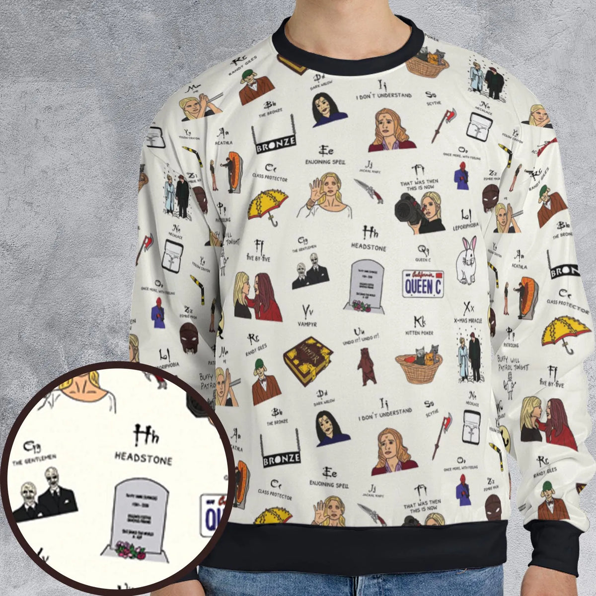 Buffy the Vampire Slayer All-over Print Sweatshirt