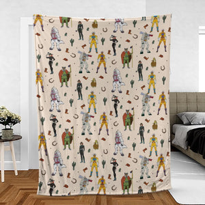 Western Bravestarr Characters Fleece Blanket