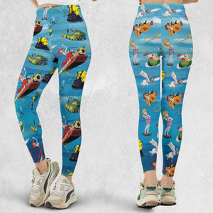 Chasing The Rescuers Characters Legging