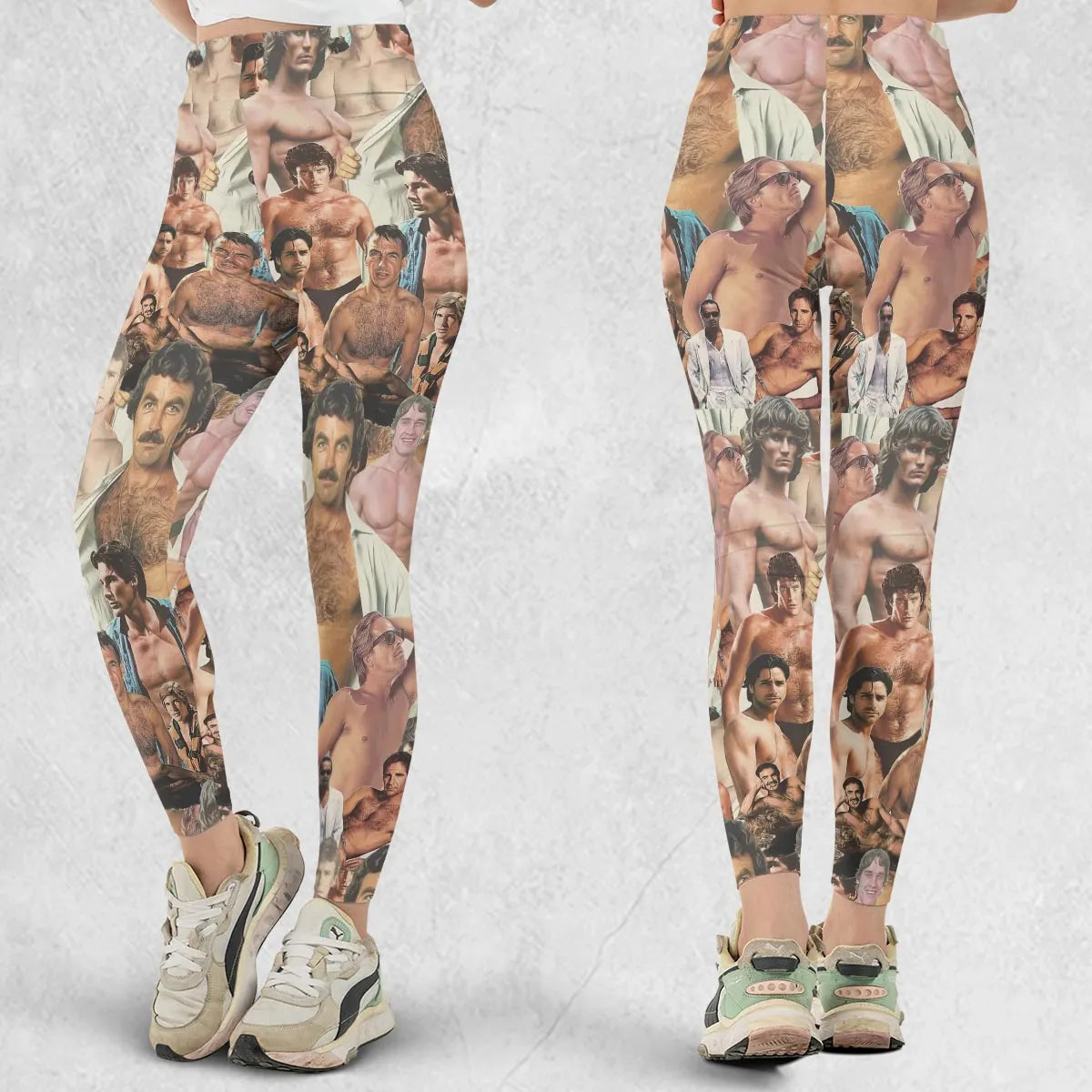 Vintage Hunks of The 80s Legging