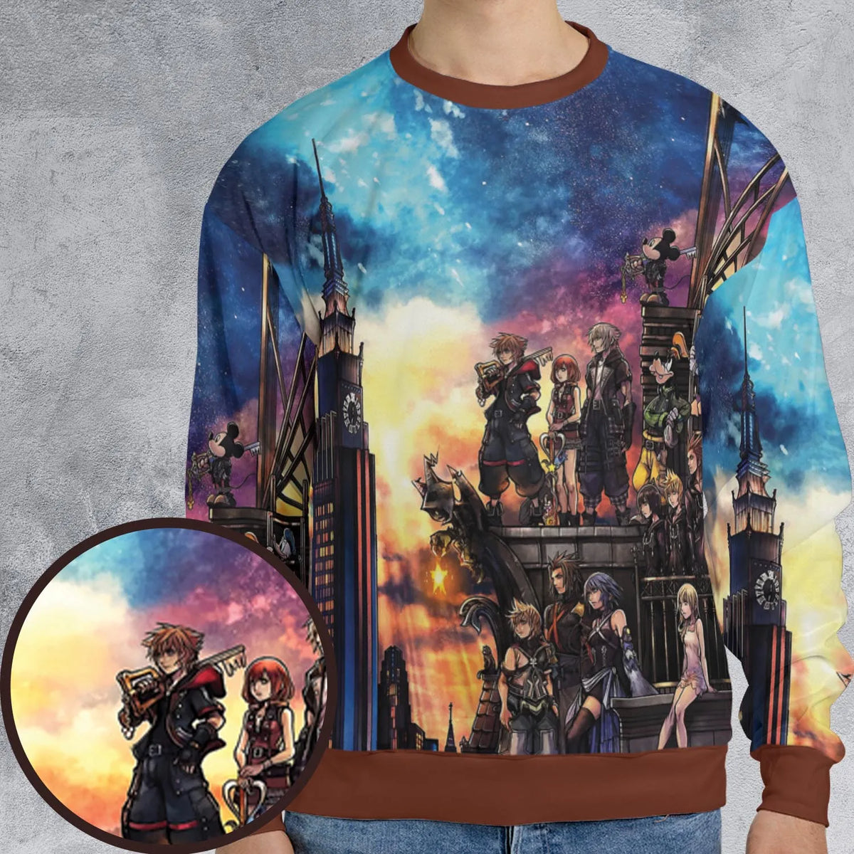KH3 Kingdom Heart All-over Print Sweatshirt