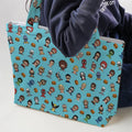 Many Faces of Bob's Burger Large Tote Bag