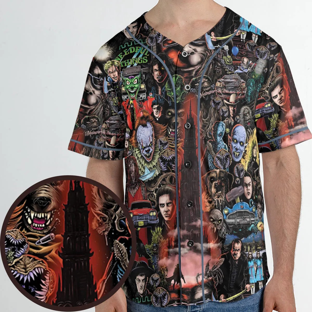 Stephen King Universe Unisex Baseball Jersey